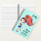 Workout Fitness Journal, Strong Healthy & Fierce Notizblock (Innen)