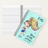 Workout Fitness Journal, Strong Healthy & Fierce Notizblock (Innen)