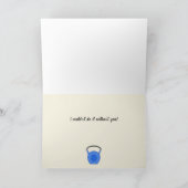 Workout Fitness Trainer Vielen Dank Dankeskarte (Innenseite)