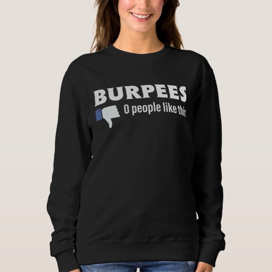 Workout  for a Gym Enthusiast with Bacon Image Sweatshirt (Vorderseite)