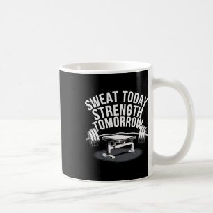 Workout für die Fitness der Bodybuilding von Bench Kaffeetasse