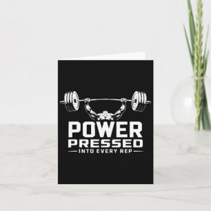 Workout für die Fitness der Bodybuilding von Bench Karte