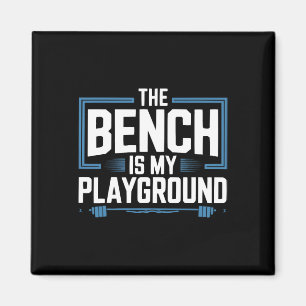 Workout für die Fitness der Bodybuilding von Bench Magnet