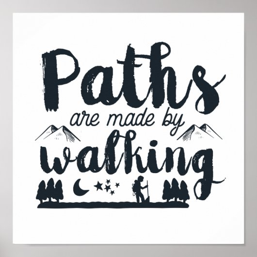 Workout für Inspiration und Zitat Poster (Vorne)