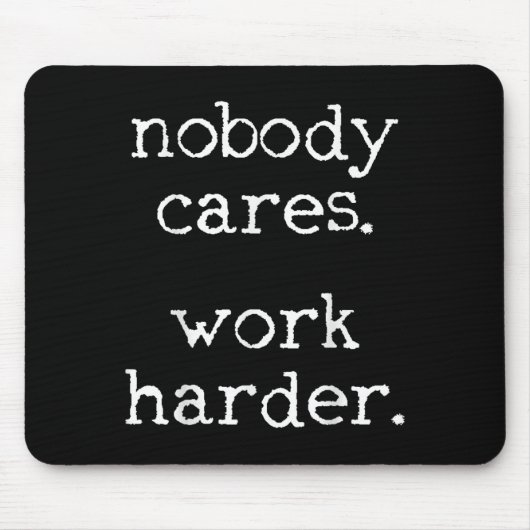 Workout Gym Fitness Exercise Motivational Mousepad (Vorne)