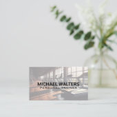 Workout Gym | Fitness Visitenkarte (Stehend Vorderseite)