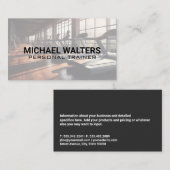 Workout Gym | Fitness Visitenkarte (Vorne/Hinten)