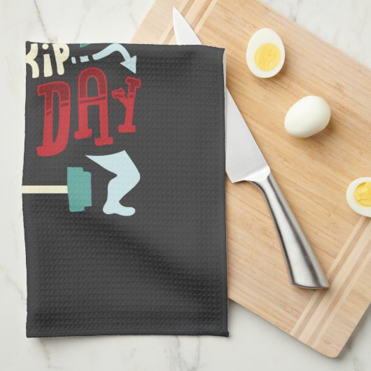 Workout-Gym-Geschenk Geschirrtuch (Viertel Falte)