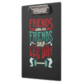 Workout-Gym-Geschenk Klemmbrett (Links)