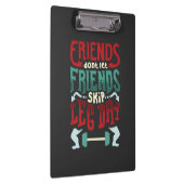 Workout-Gym-Geschenk Klemmbrett (Rechts)
