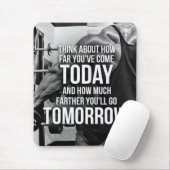 Workout Gym Motivierend Mousepad (Mit Mouse)