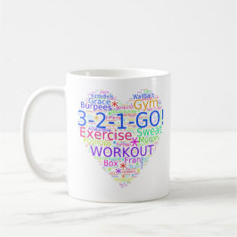 Workout-Herz - Crossfit-Inspirierte Tasse