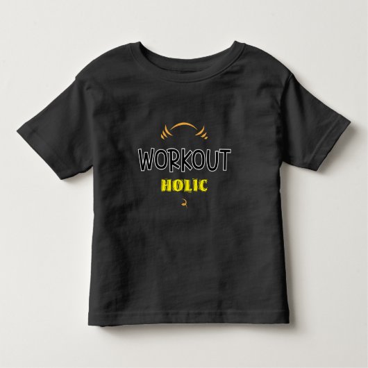Workout Holic Gym Fitness Übung T - Shirt (Vorderseite)