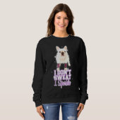 Workout Ich schwitze nicht Ich funkle Französische Sweatshirt (Vorne ganz)