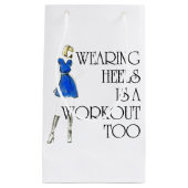 WORKOUT IM HEELS KLEINE GESCHENKTÜTE (Vorderseite)