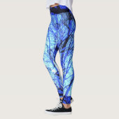 Workout in Light Blue und Dark Blue Quality Leggings (Links)