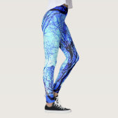 Workout in Light Blue und Dark Blue Quality Leggings (Rechts)