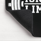 Workout Inspiration - Ignore Limits - Motivierend Mousepad (Ecke)