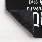 Workout Inspiration Motivierend Sprichwort Männer  Mousepad (Ecke)