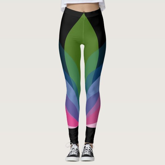 Workout-Leggings entworfen durch Inspire Zug-Sitz Leggings (Vorderseite)