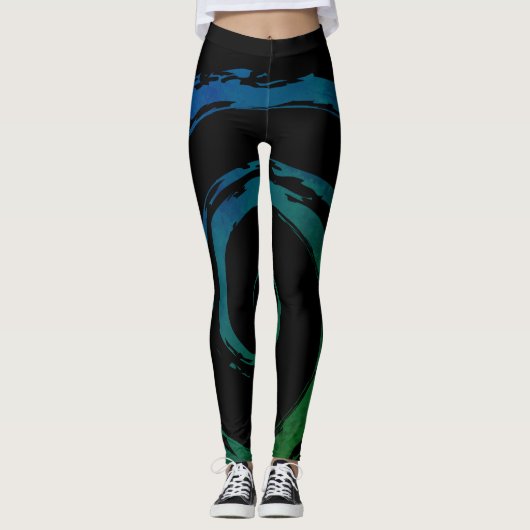Workout-Leggings entworfen durch Inspire Zug-Sitz Leggings (Vorderseite)