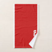 Workout-Logo Badhandtuch Set (Handtuch)