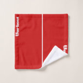 Workout-Logo Badhandtuch Set (Waschlappen)