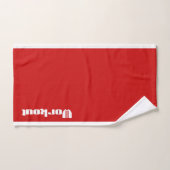 Workout Logo Poly Cotton Bath Handtuch Set (Handtuch)