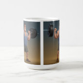 Workout Man Kaffeetasse (Mittel)