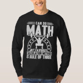 Workout Math Weightlifting Rule Of Three Training T-Shirt (Vorderseite)