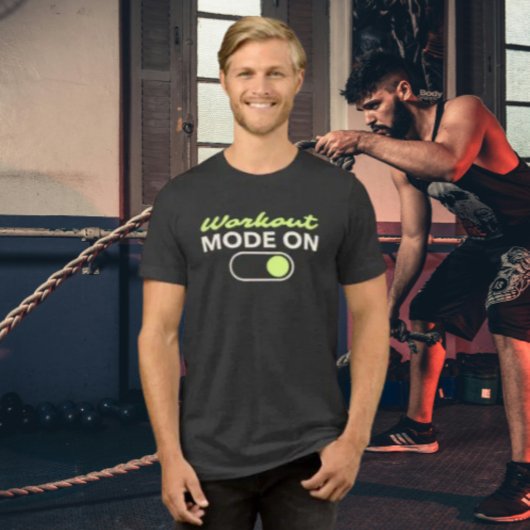 Workout-Modus Ein: Fitness-Switch Tri-Blend Shirt