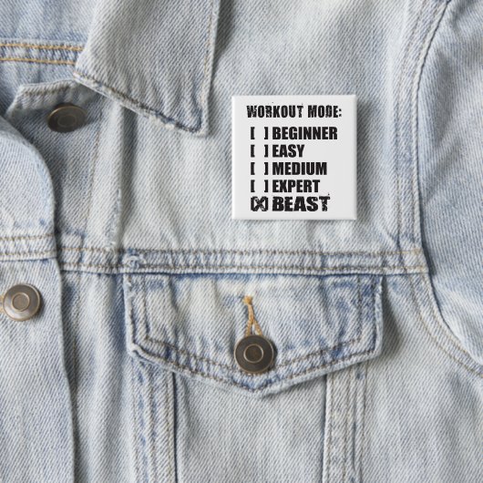 Workout-Modus - SCHLIESSEN Button (Beispiel)