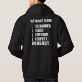Workout-Modus - SCHLIESSEN Hoodie (Rückseite)