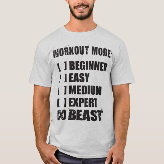 Workout-Modus - SCHLIESSEN T-Shirt (Vorderseite)
