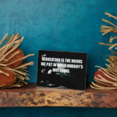 Workout-Motivation - Dedication Fotoplatte (Seite)