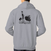 Workout Motivation - Erobern Hoodie (Rückseite)