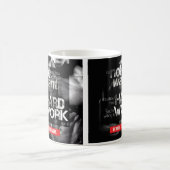 Workout Motivation - hart arbeiten Kaffeetasse (Mittel)
