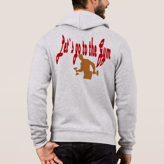 Workout Motivation Hoodie (Rückseite)