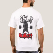 Workout Motivation - Hunger Bleibe T-Shirt (Rückseite)