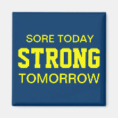 Workout-Motivation Magnet (Vorne)