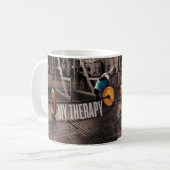 Workout Motivation - Meine Therapie Kaffeetasse (Vorderseite Links)