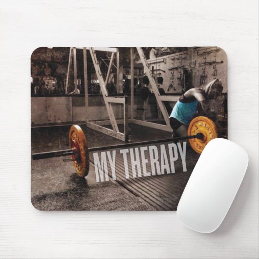 Workout Motivation - Meine Therapie Mousepad (Mit Mouse)