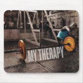 Workout Motivation - Meine Therapie Mousepad (Vorne)