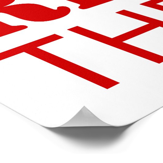 Workout-Motivation Poster (Ecke)