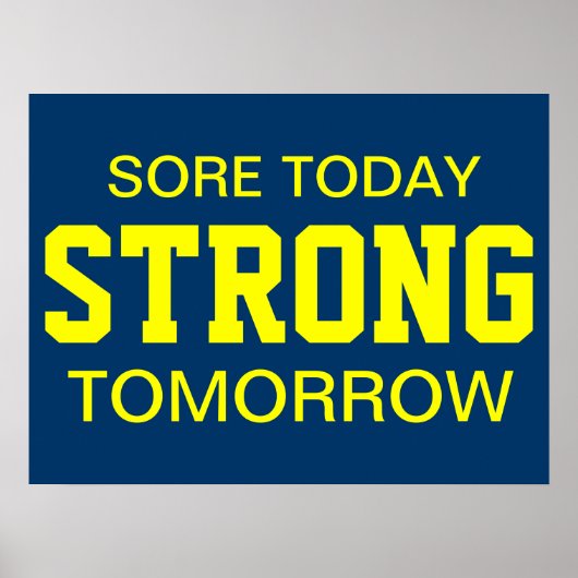 Workout-Motivation Poster (Vorne)