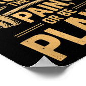 Workout Motivation Quote - Puhrough The Pain  Poster (Ecke)