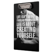 Workout-Motivation - Schaffen Sie sich selbst Klemmbrett (Links)