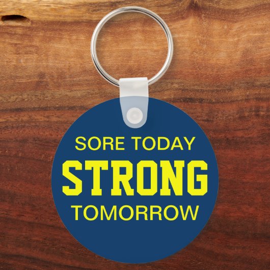 Workout-Motivation Schlüsselanhänger (Vorderseite)