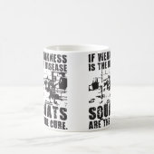 Workout-Motivation - Squat ist die Heilung Kaffeetasse (Mittel)