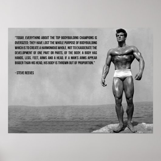 Workout Motivierend Poster (Vorne)